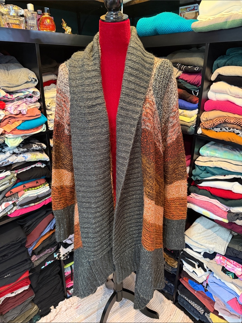 #458. Knit cardigan. 3x